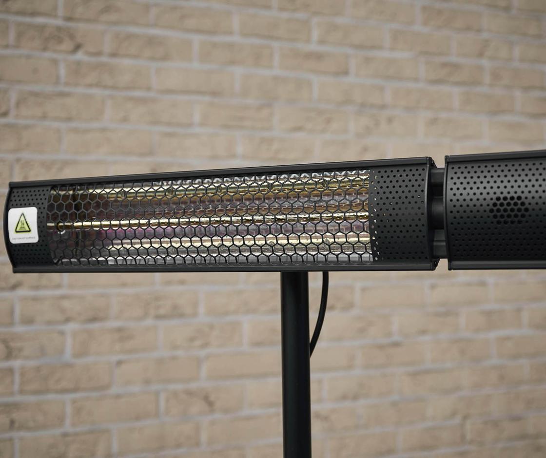 Infrarood terrasverwarmer met remote