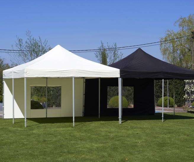 5x5 Vouwtent AluHexPRO - gekoppeld