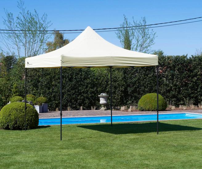 3 x 3 meter Vouwtent Zand Premium Basic zonder zijwanden
