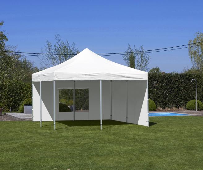 5x5 Vouwtent AluHexPRO - wit met wanden
